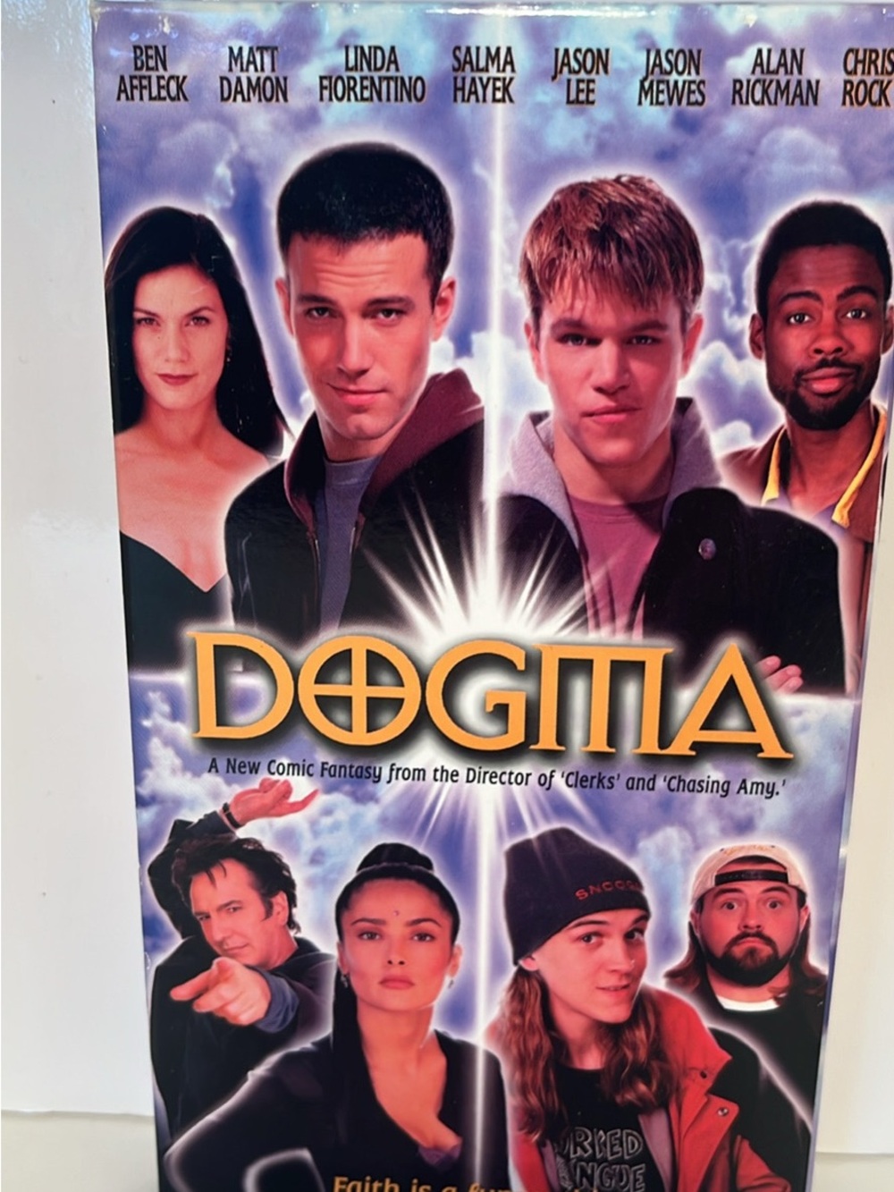 Dogma (Comedy Fantasy) Movie Poster - Blue/Black Artwork